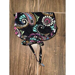 Vera Bradley Accessory Jewelry Case Travel Storage Pouch Black Paisley NWOT